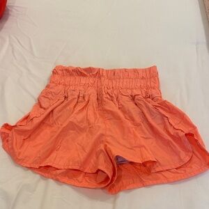 Free people movement bright orange the way home shorts size XS